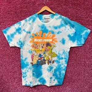 Nickelodeon Best Of Blue/white tie dye Tshirt size 1X